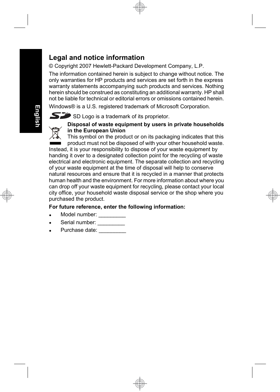 HP Photosmart E330 series User Manual | Page 4 / 68