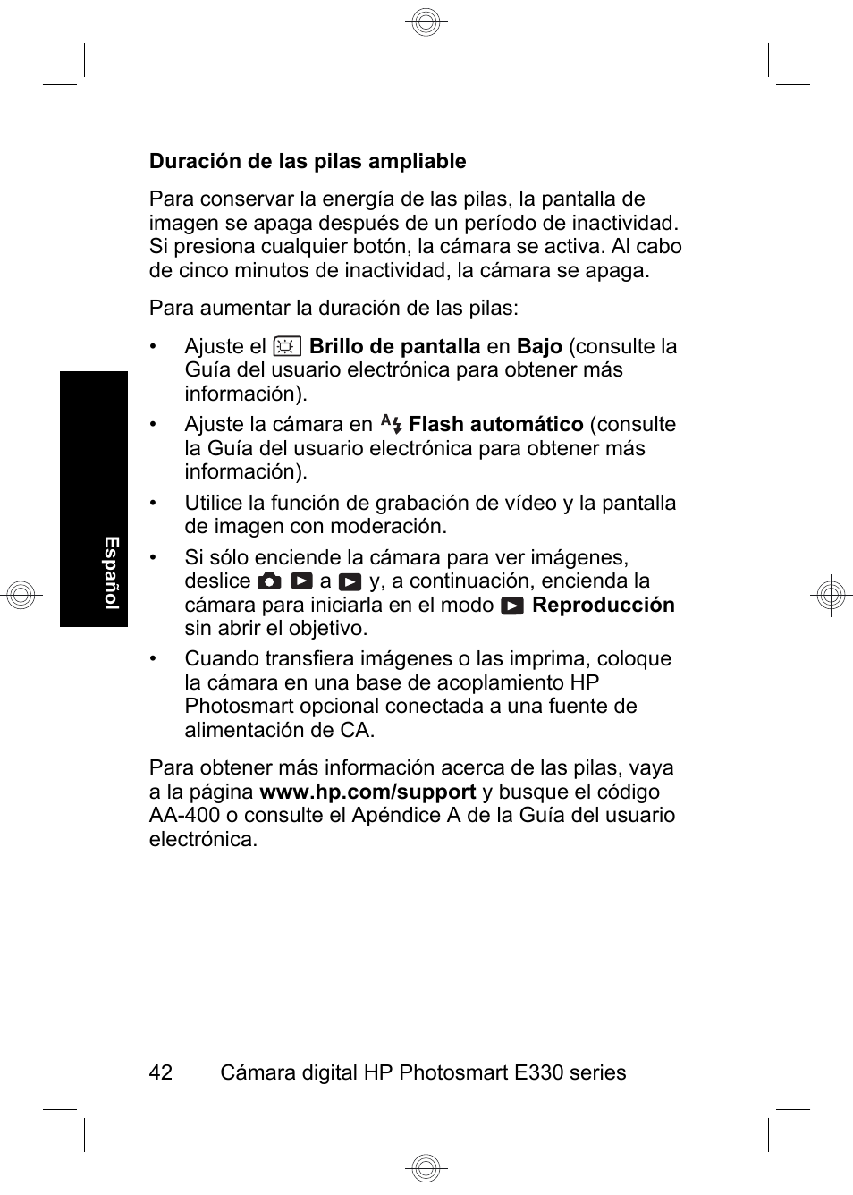 HP Photosmart E330 series User Manual | Page 44 / 68