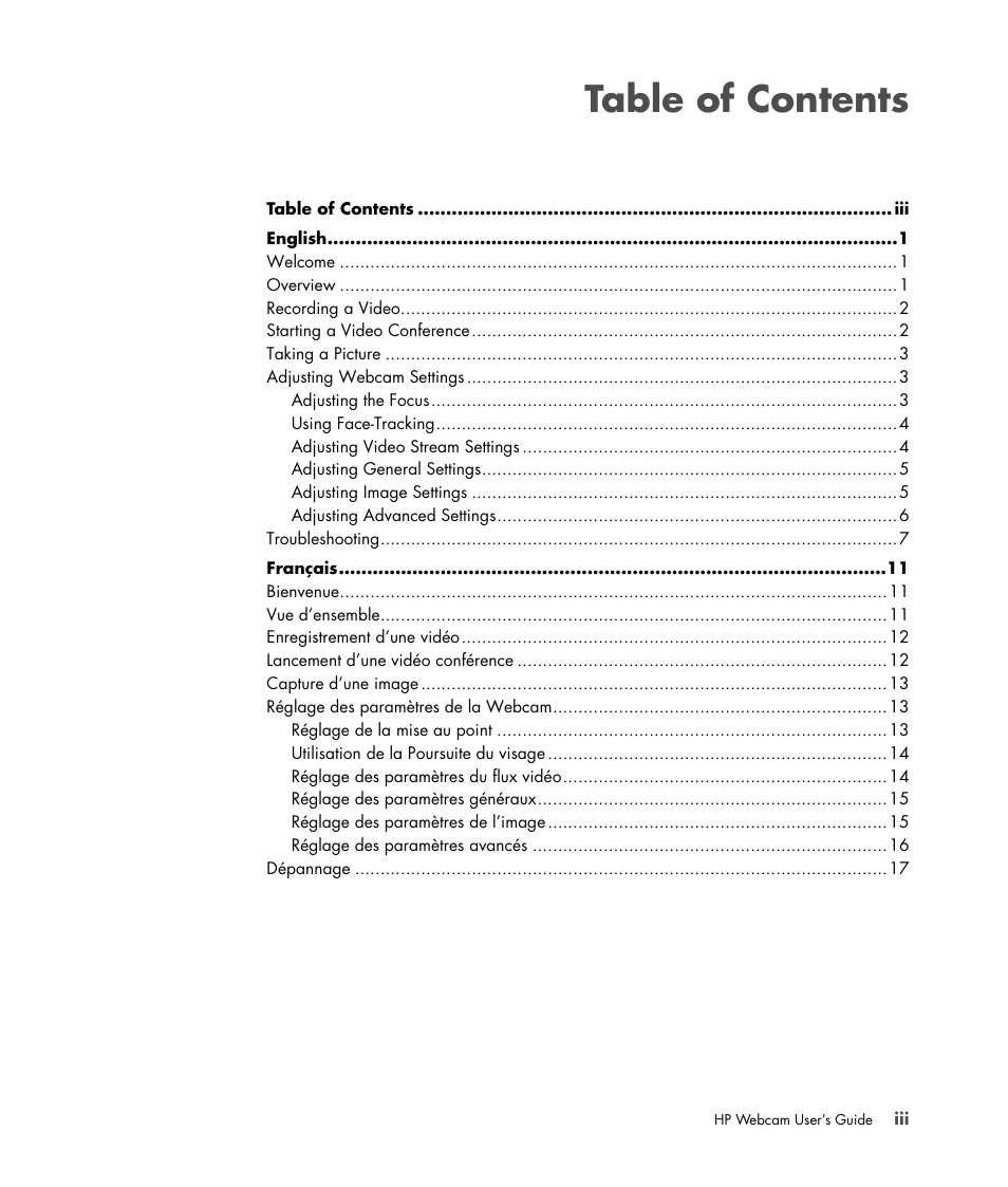 HP Version 3.0 User Manual | Page 3 / 114