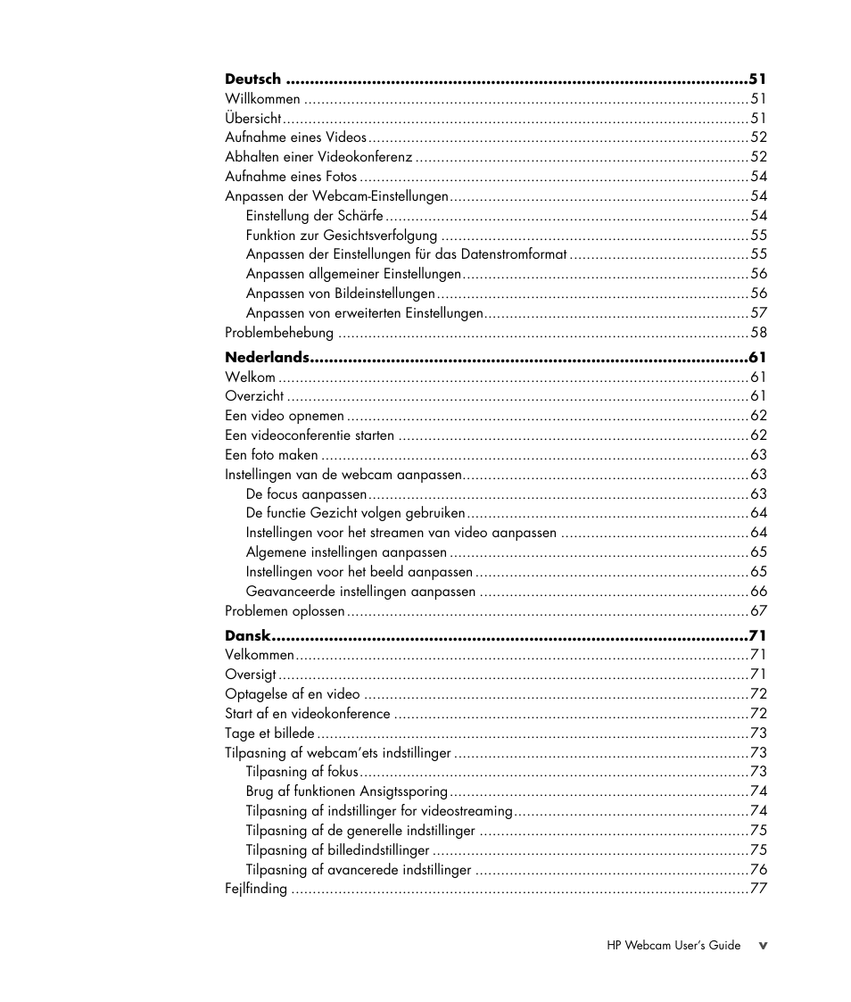 HP Version 3.0 User Manual | Page 5 / 114