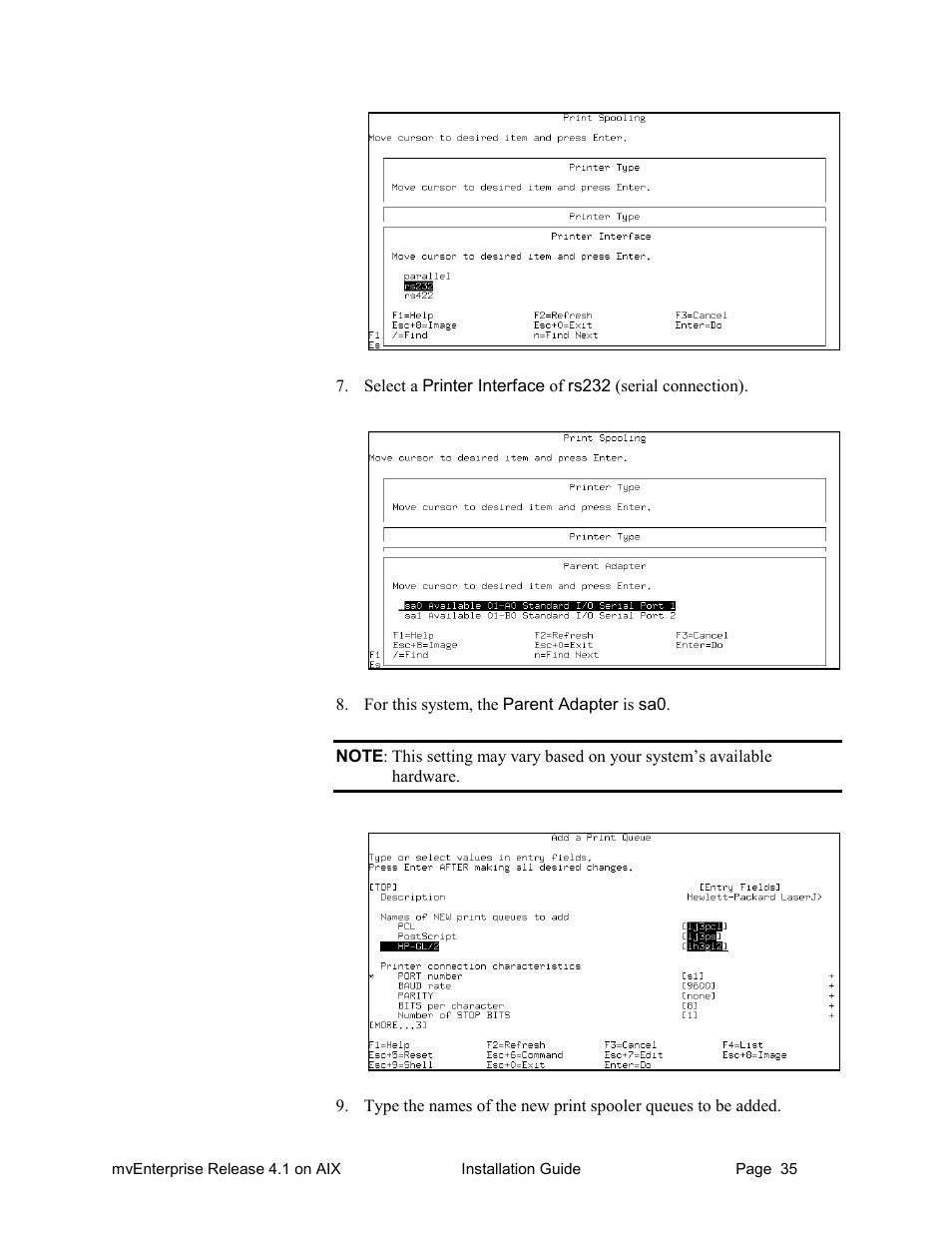 HP Raining DataCorp. mvEnterprise User Manual | Page 37 / 64