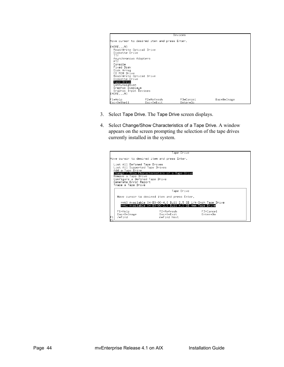 HP Raining DataCorp. mvEnterprise User Manual | Page 46 / 64