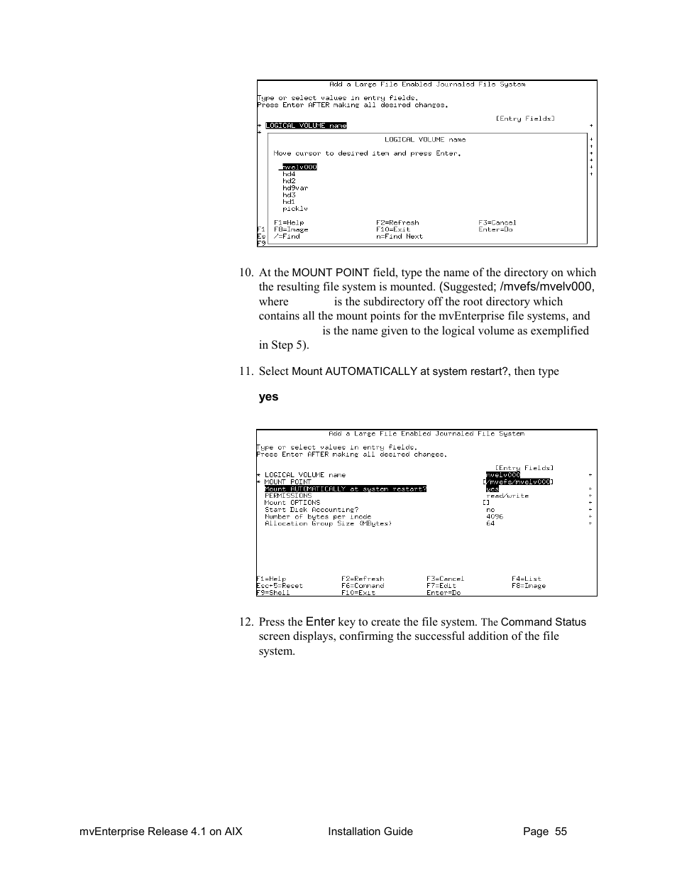 HP Raining DataCorp. mvEnterprise User Manual | Page 57 / 64