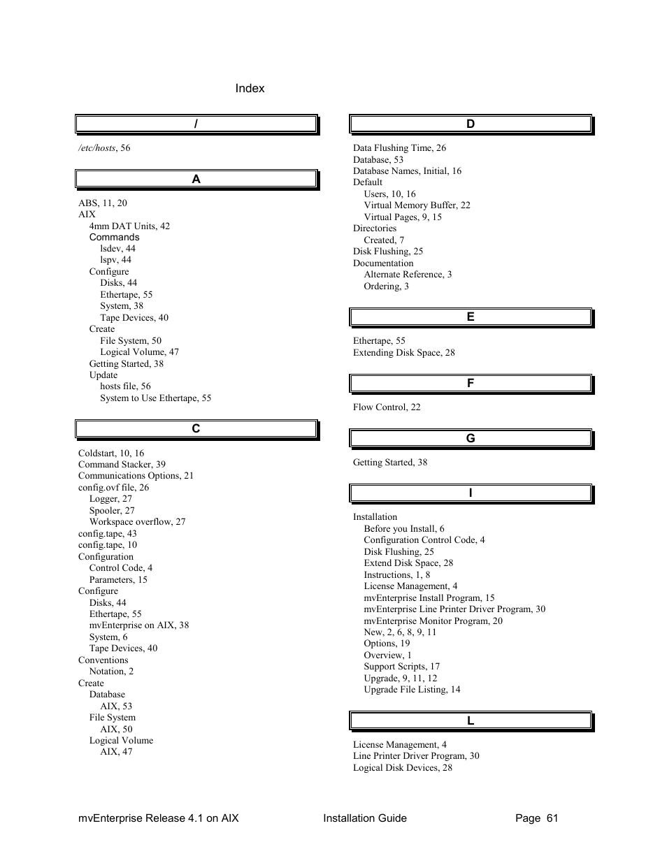 HP Raining DataCorp. mvEnterprise User Manual | Page 63 / 64