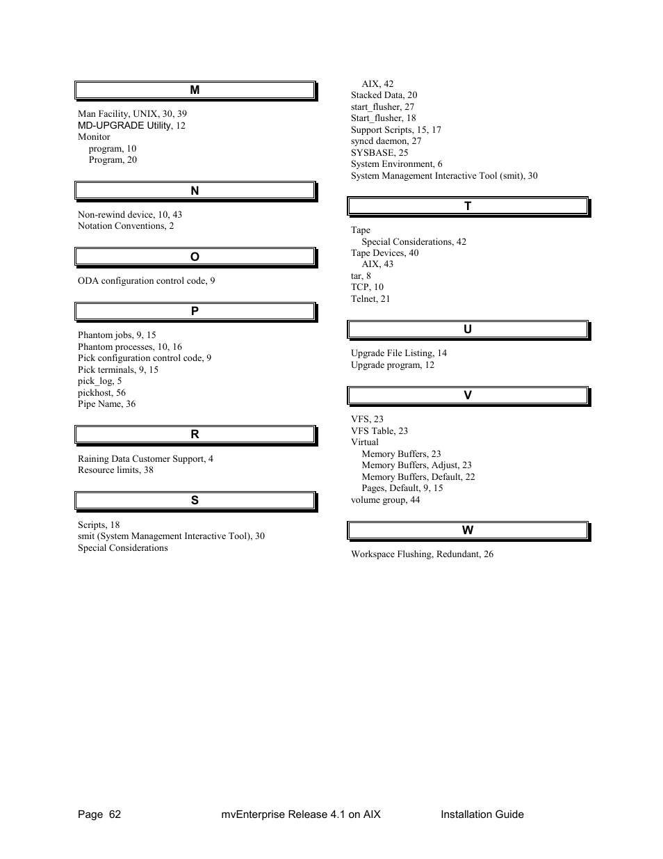 HP Raining DataCorp. mvEnterprise User Manual | Page 64 / 64