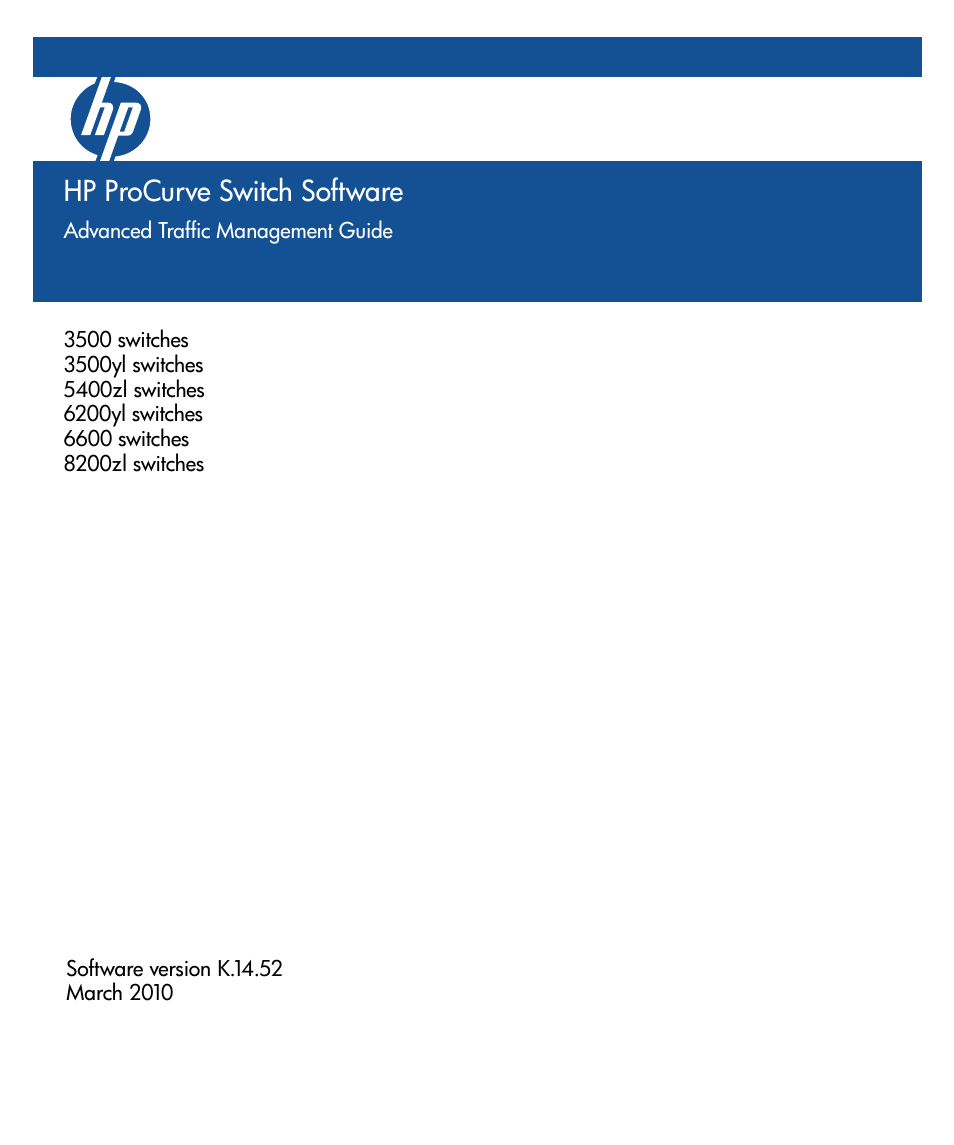 HP 5400ZL User Manual | 450 pages