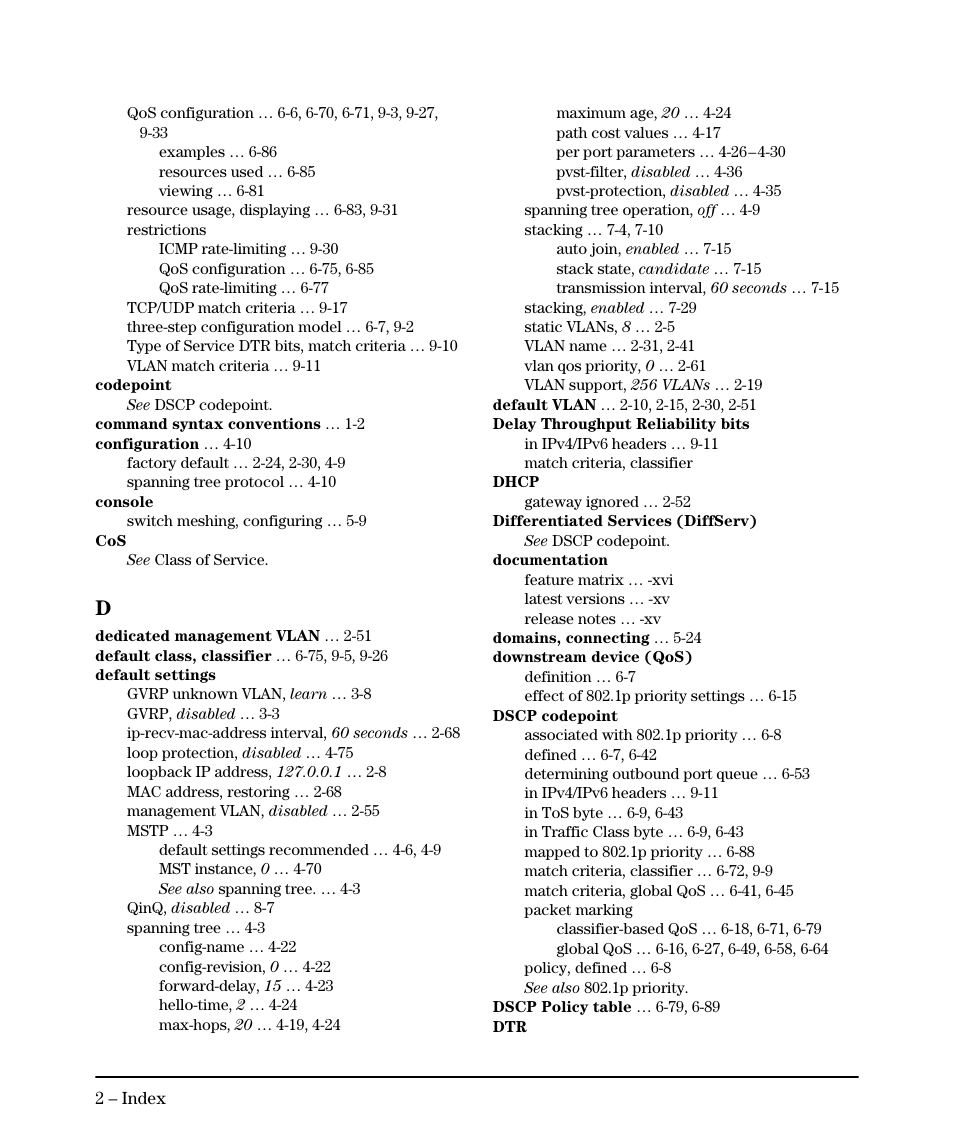 HP 5400ZL User Manual | Page 438 / 450