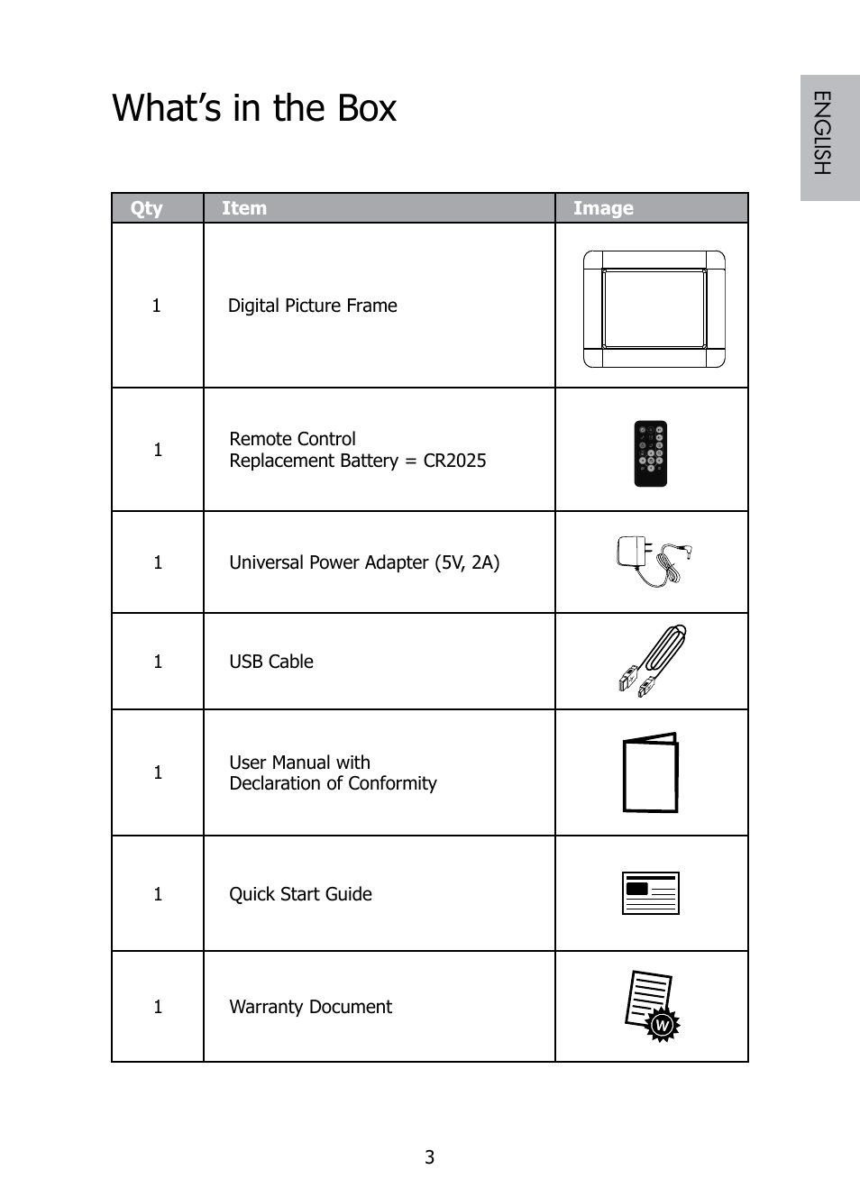 What’s in the box | HP DF808 User Manual | Page 5 / 23