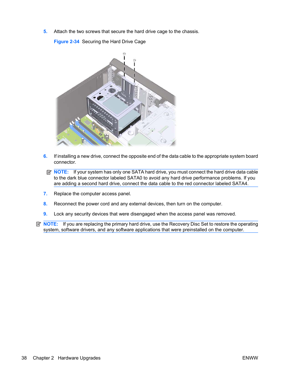 HP DX7500 User Manual | Page 44 / 58