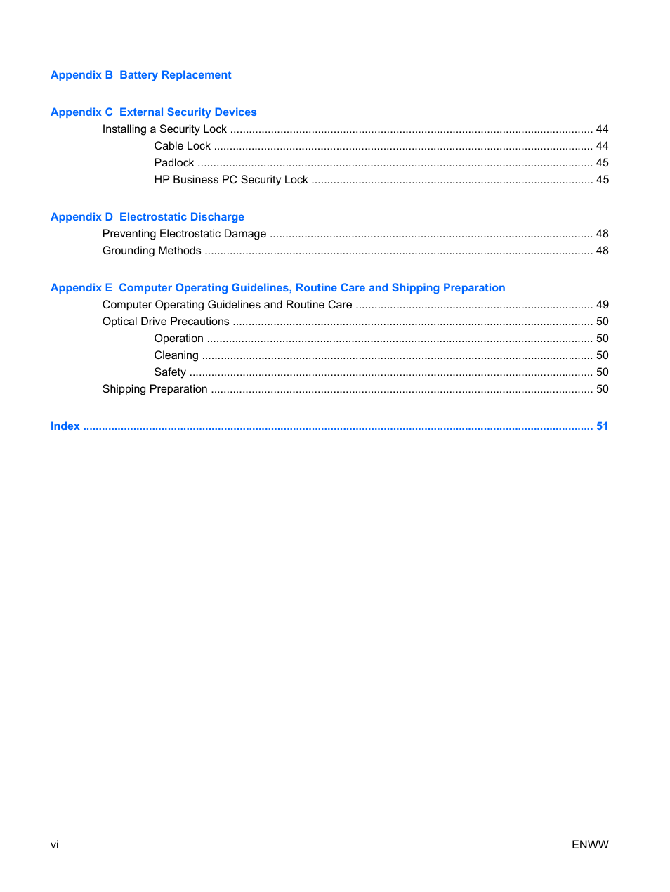 HP DX7500 User Manual | Page 6 / 58