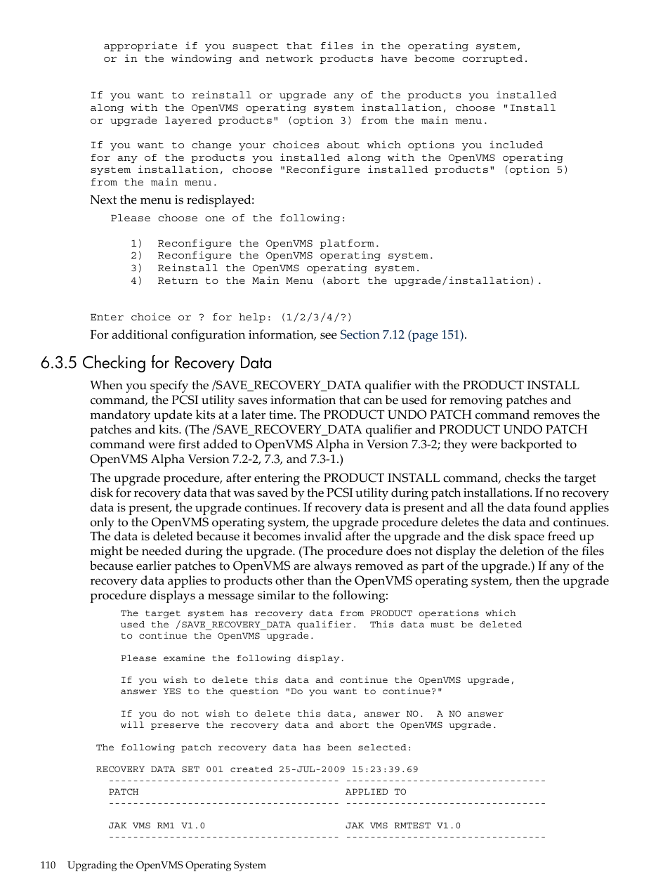5 checking for recovery data | HP BA322 90087 User Manual | Page 110 / 346