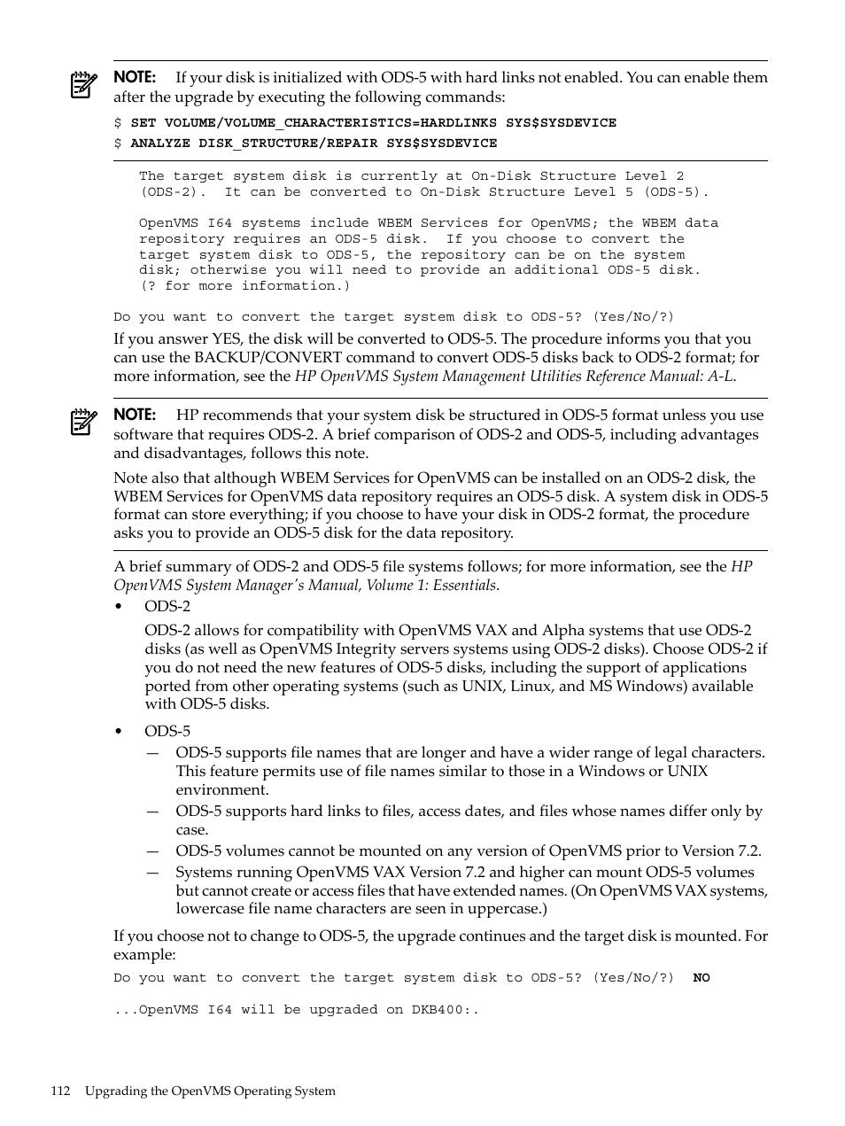 HP BA322 90087 User Manual | Page 112 / 346