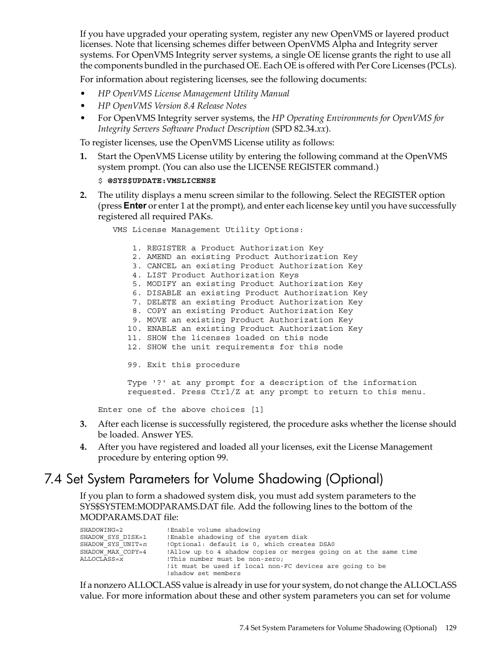 HP BA322 90087 User Manual | Page 129 / 346
