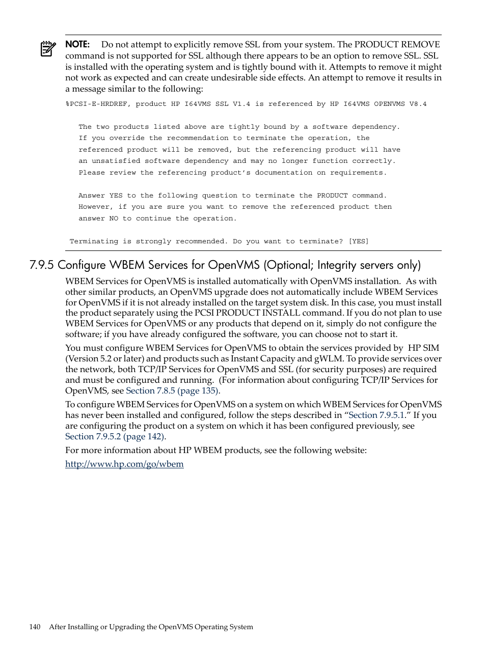 HP BA322 90087 User Manual | Page 140 / 346