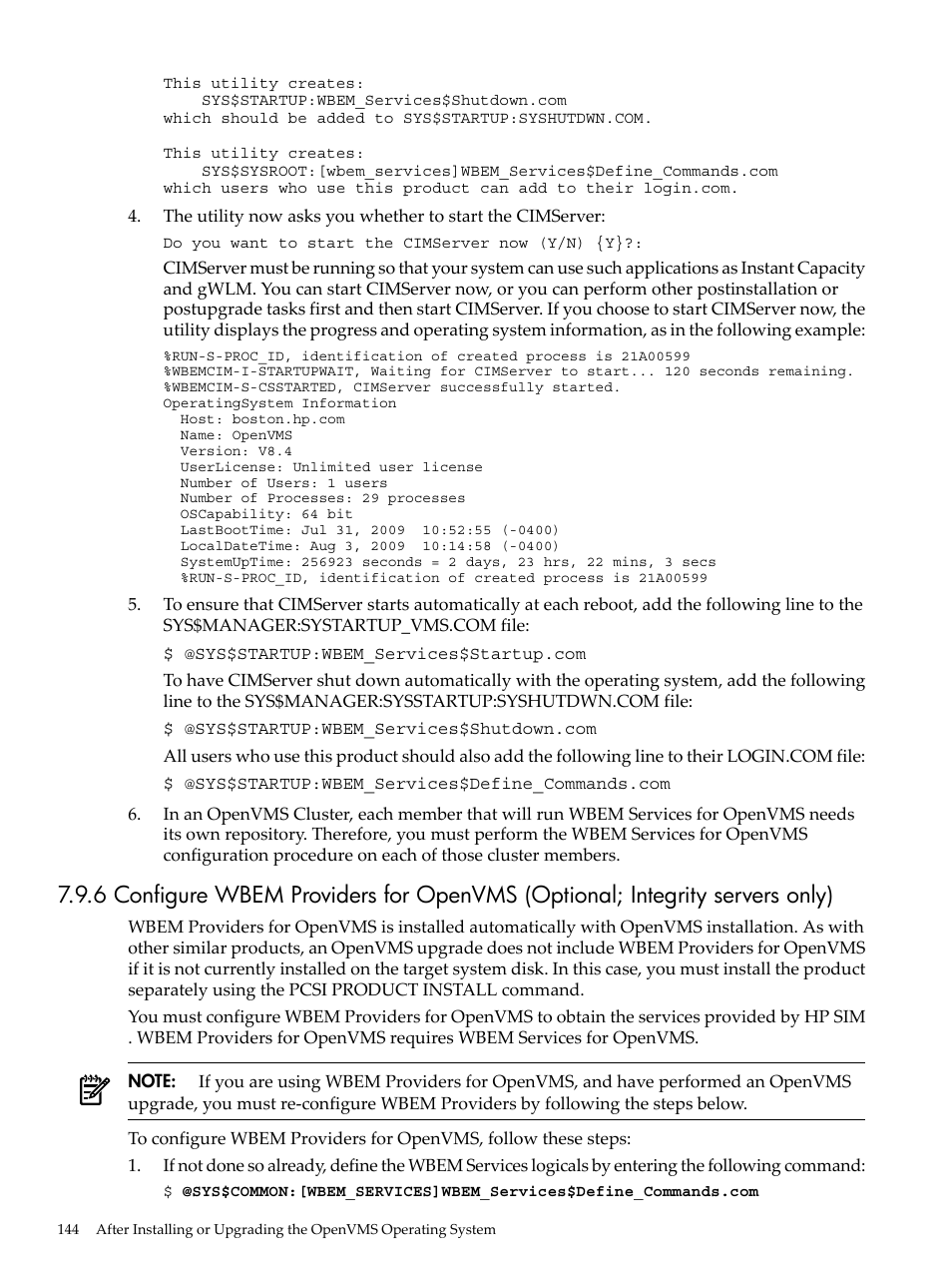 HP BA322 90087 User Manual | Page 144 / 346