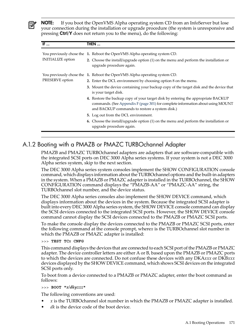 HP BA322 90087 User Manual | Page 171 / 346