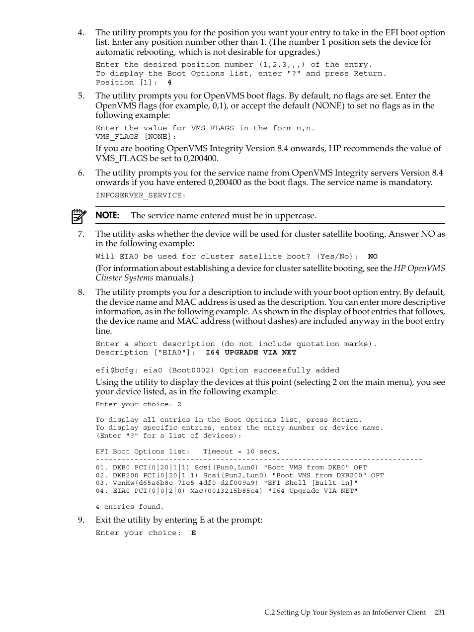 HP BA322 90087 User Manual | Page 231 / 346