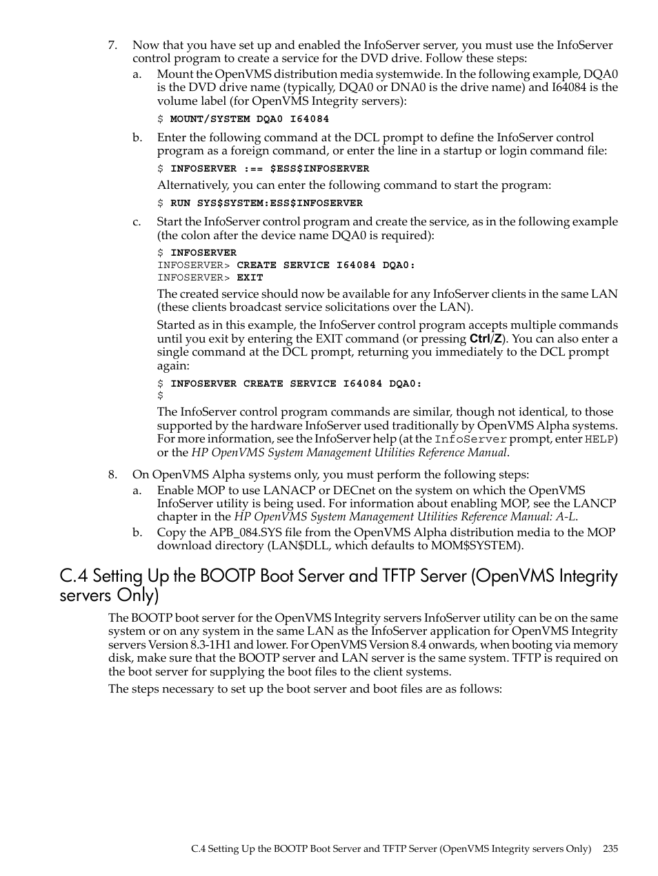HP BA322 90087 User Manual | Page 235 / 346
