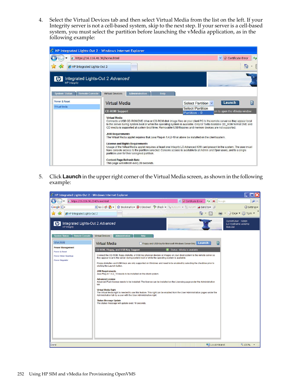 HP BA322 90087 User Manual | Page 252 / 346