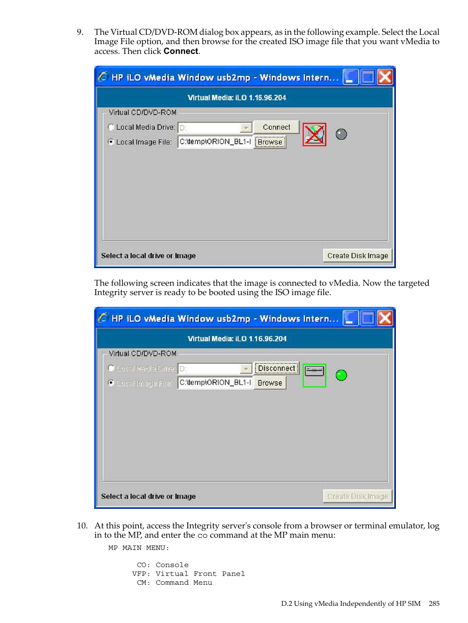 HP BA322 90087 User Manual | Page 285 / 346
