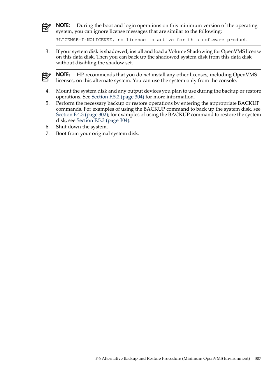 HP BA322 90087 User Manual | Page 307 / 346