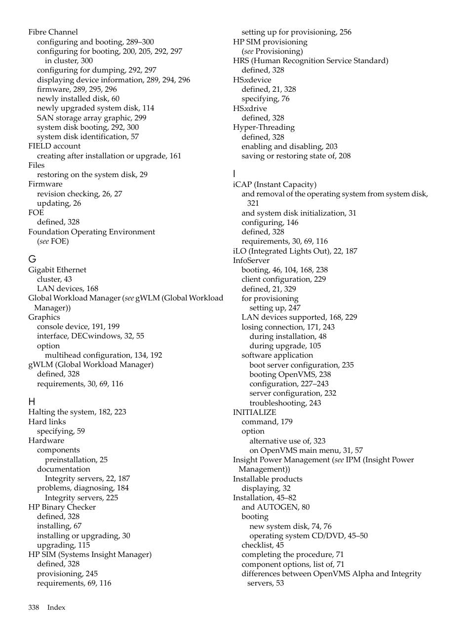 HP BA322 90087 User Manual | Page 338 / 346