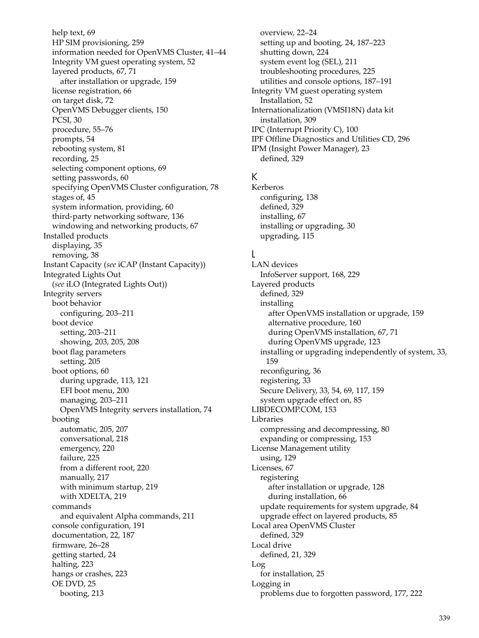 HP BA322 90087 User Manual | Page 339 / 346