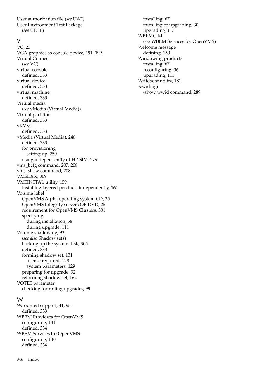 HP BA322 90087 User Manual | Page 346 / 346