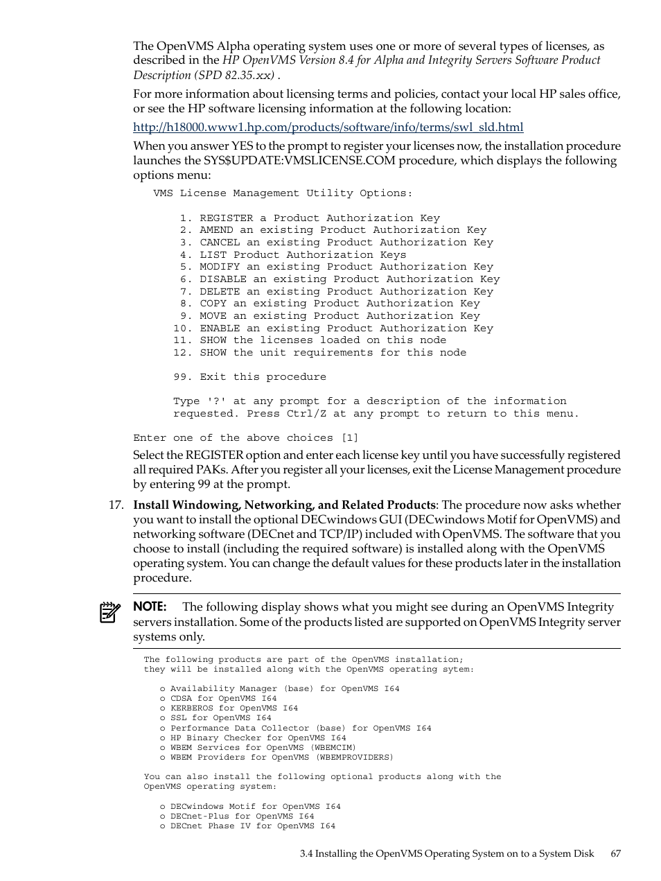 HP BA322 90087 User Manual | Page 67 / 346