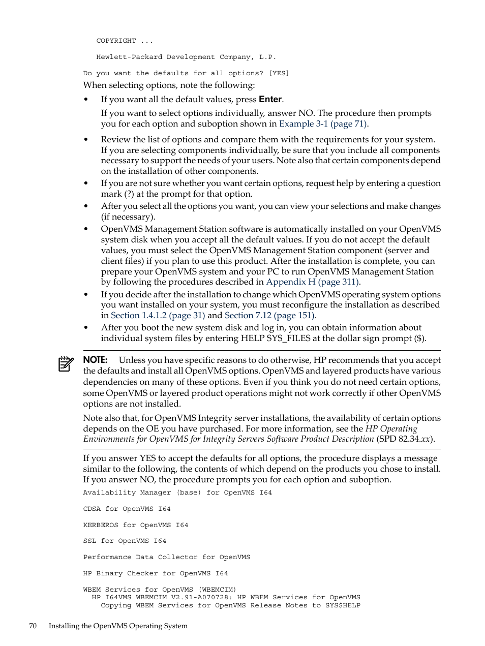 HP BA322 90087 User Manual | Page 70 / 346