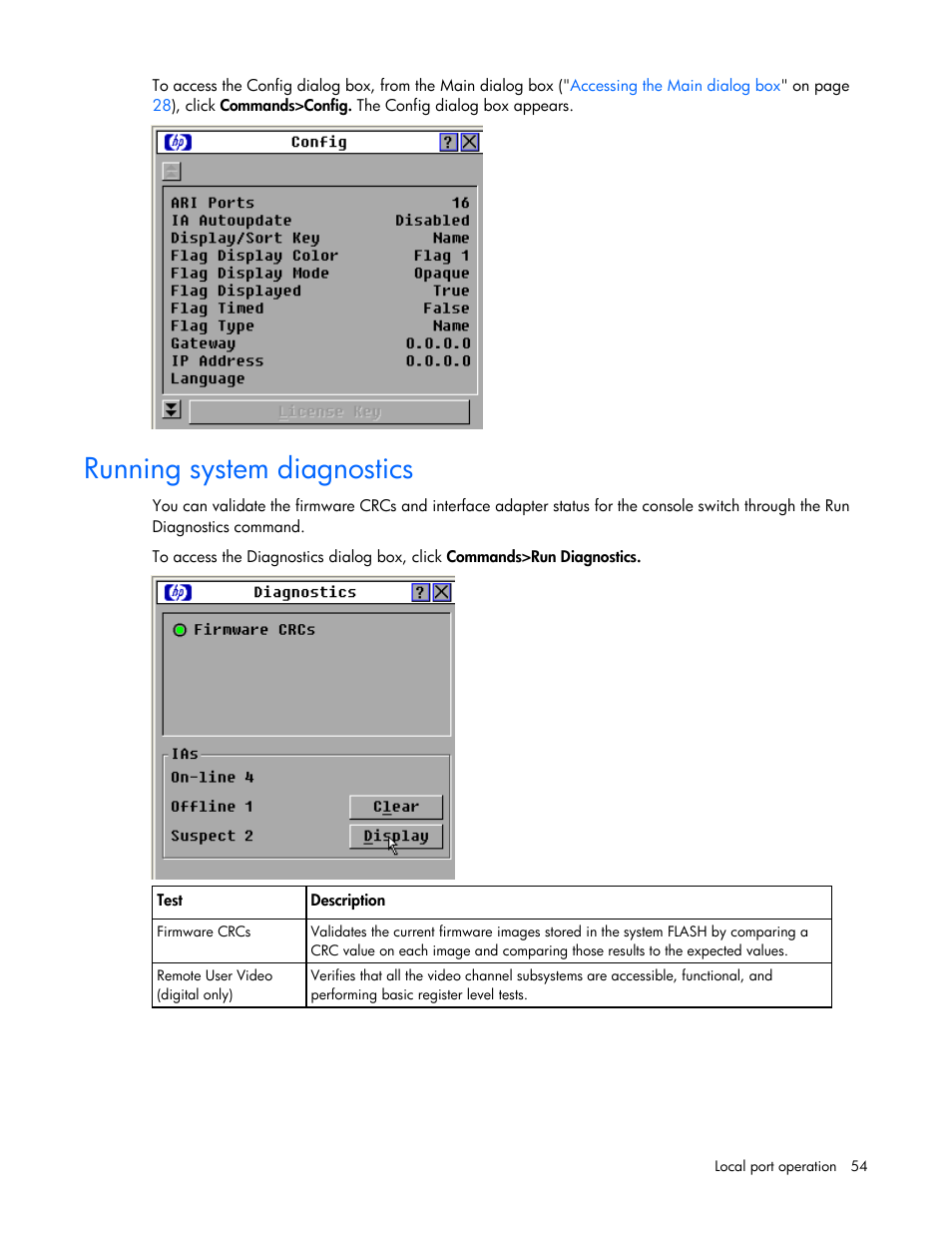 Running system diagnostics | HP 409054-003 User Manual | Page 54 / 105