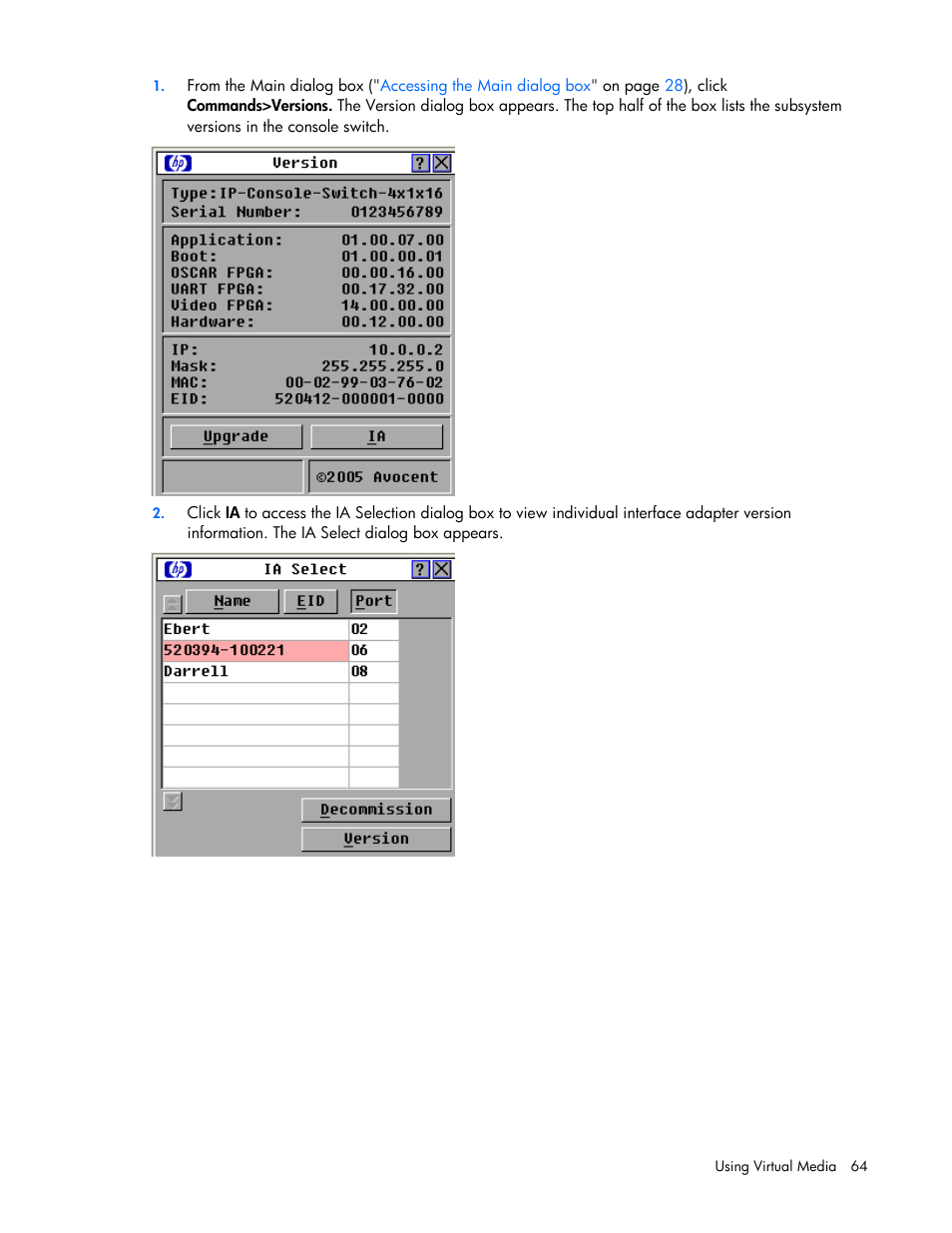 HP 409054-003 User Manual | Page 64 / 105