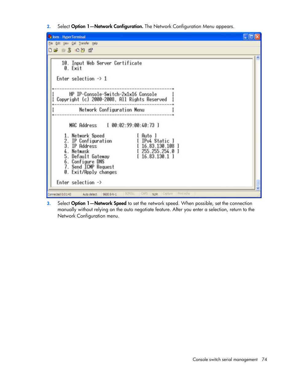 HP 409054-003 User Manual | Page 74 / 105