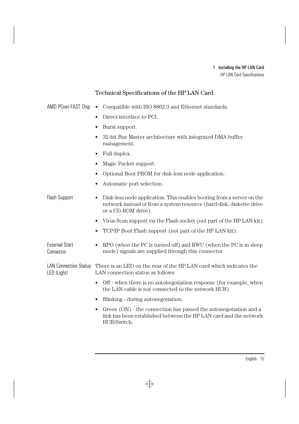 HP 100TX NightDIRECTOR/100 User Manual | Page 23 / 121