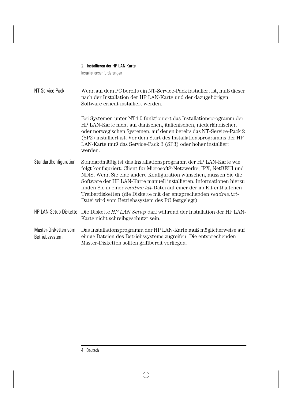 HP 100TX NightDIRECTOR/100 User Manual | Page 34 / 121