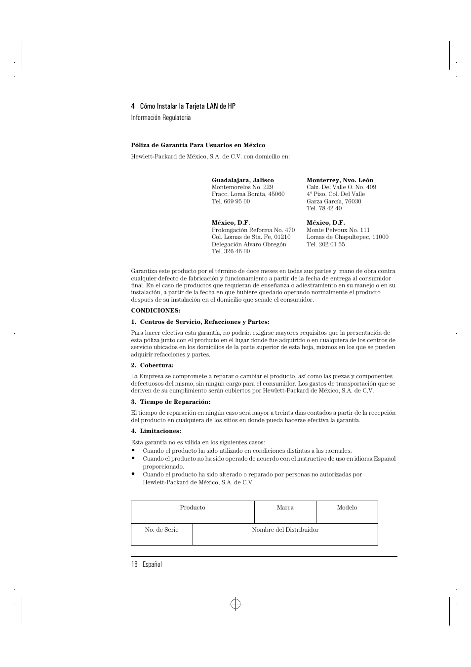 HP 100TX NightDIRECTOR/100 User Manual | Page 94 / 121
