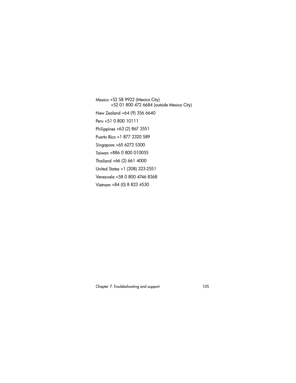 HP 630 series User Manual | Page 105 / 124