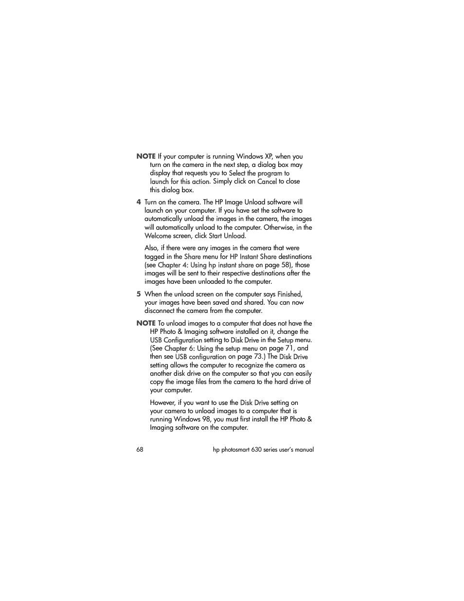 HP 630 series User Manual | Page 68 / 124
