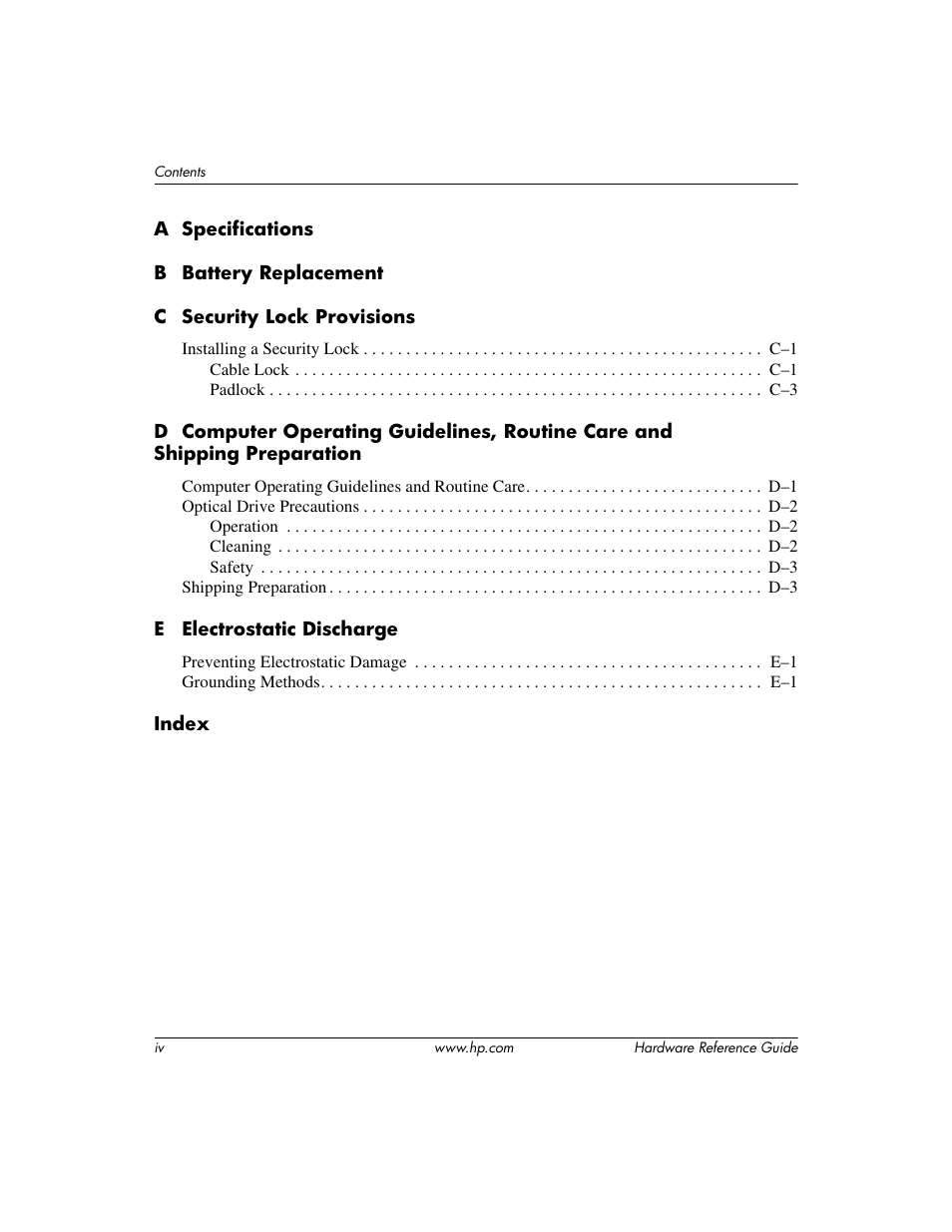 HP COMPAQ DC5100 User Manual | Page 4 / 55