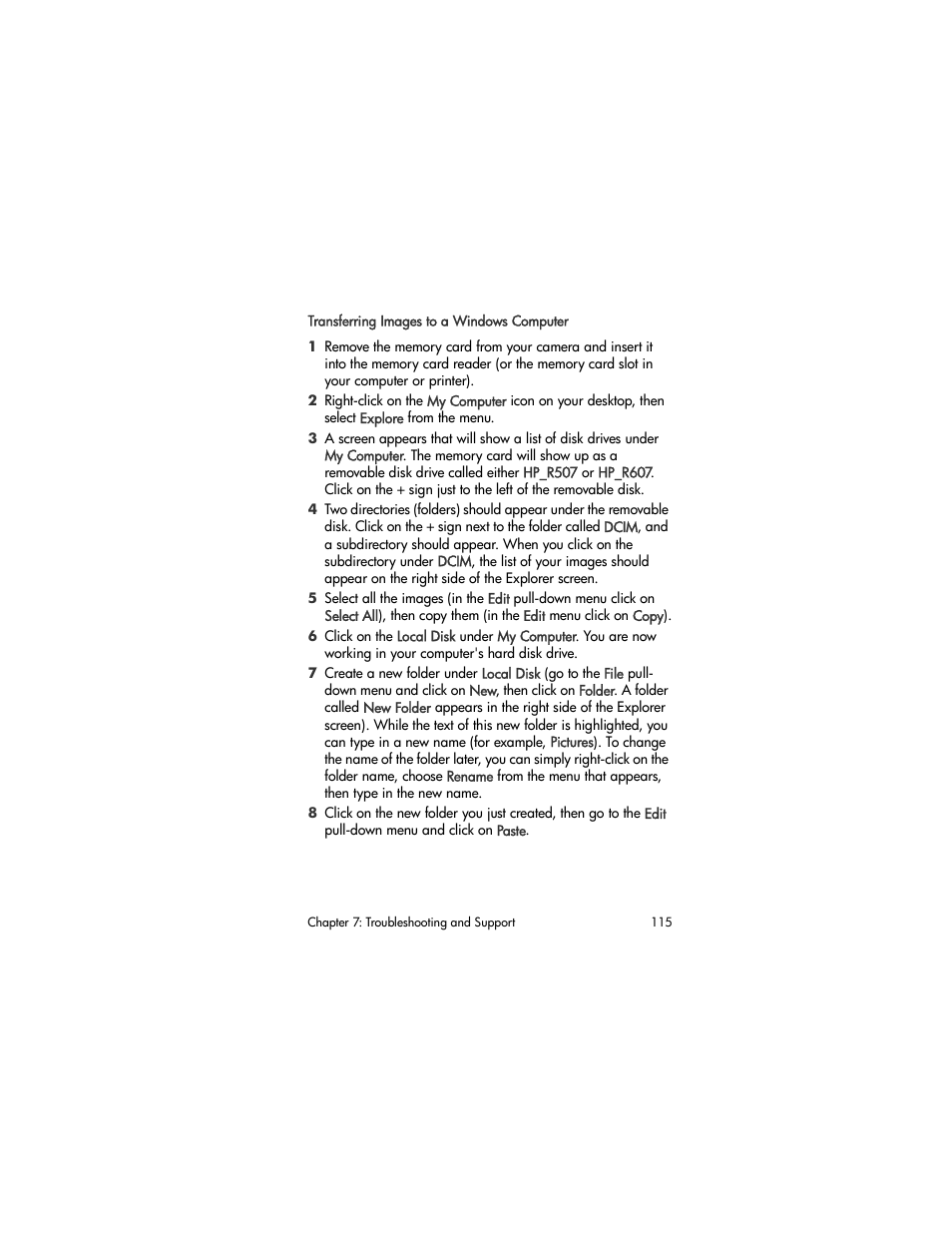 HP R507 User Manual | Page 115 / 179