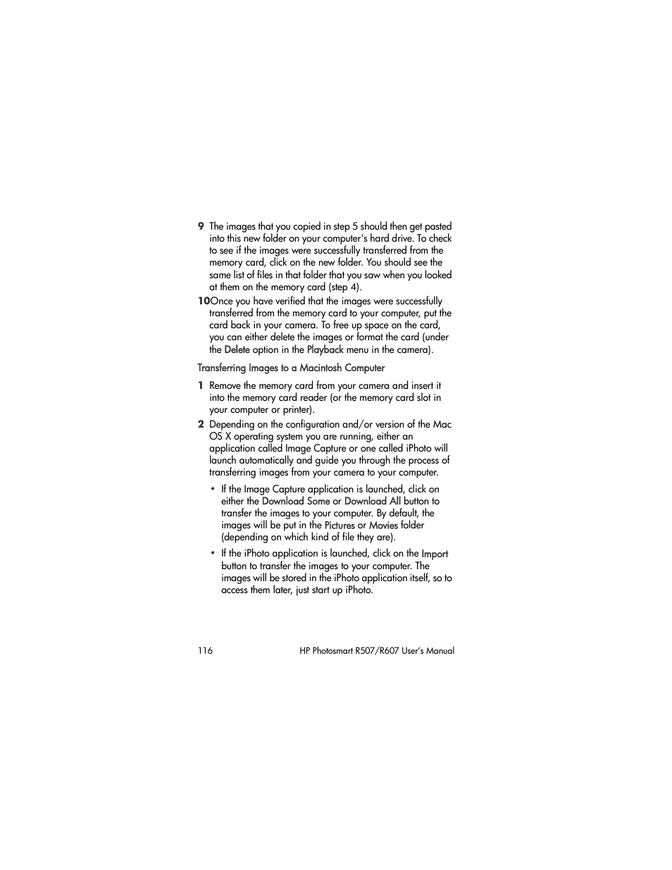 HP R507 User Manual | Page 116 / 179
