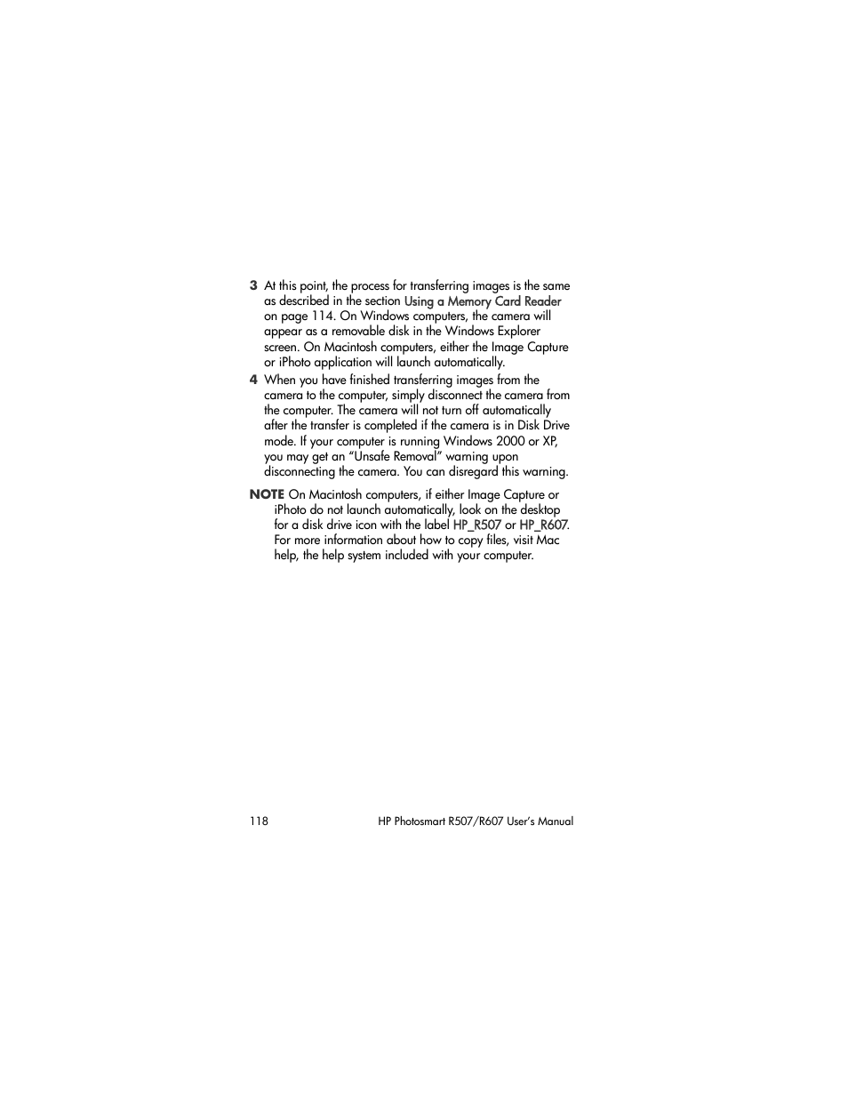 HP R507 User Manual | Page 118 / 179