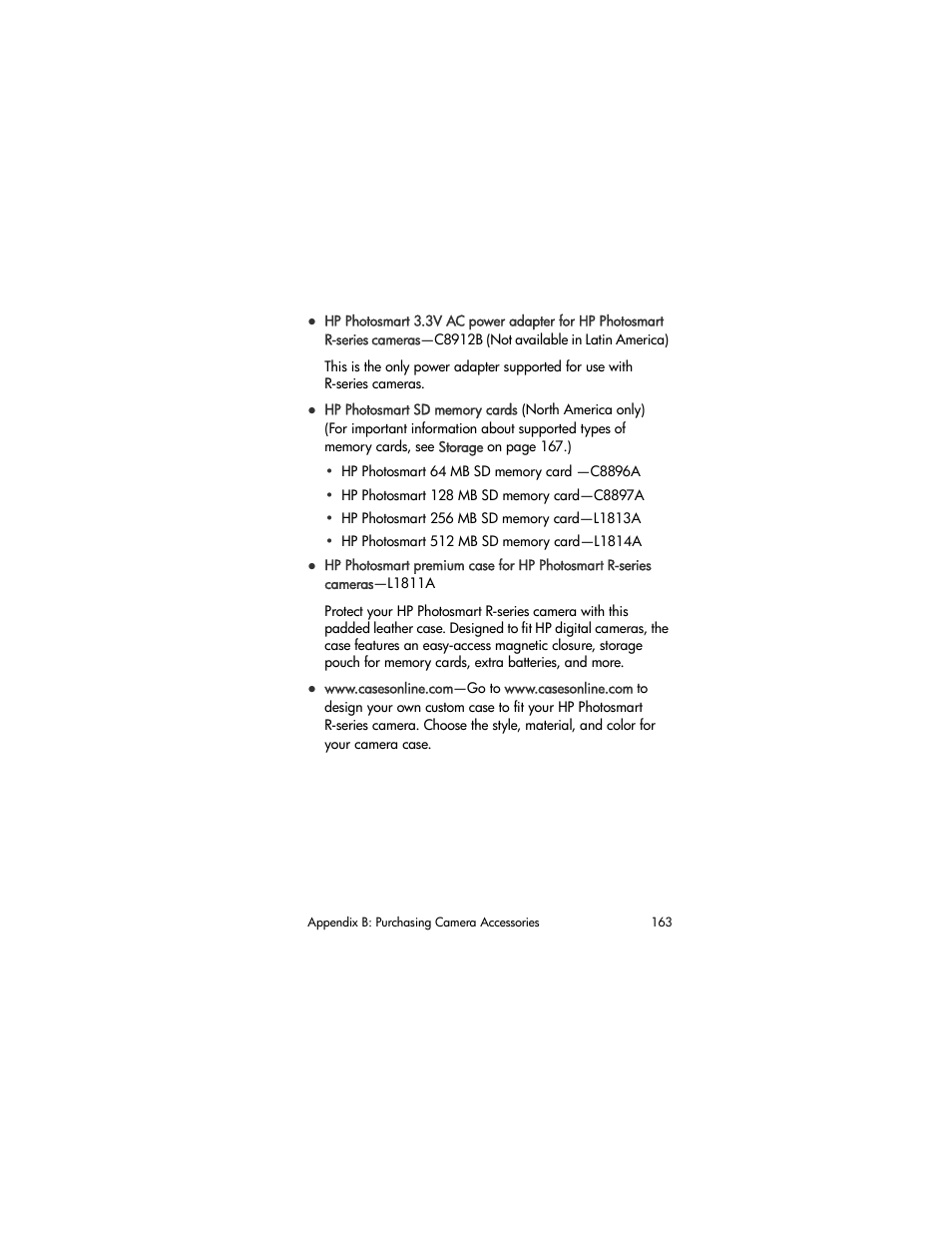HP R507 User Manual | Page 163 / 179