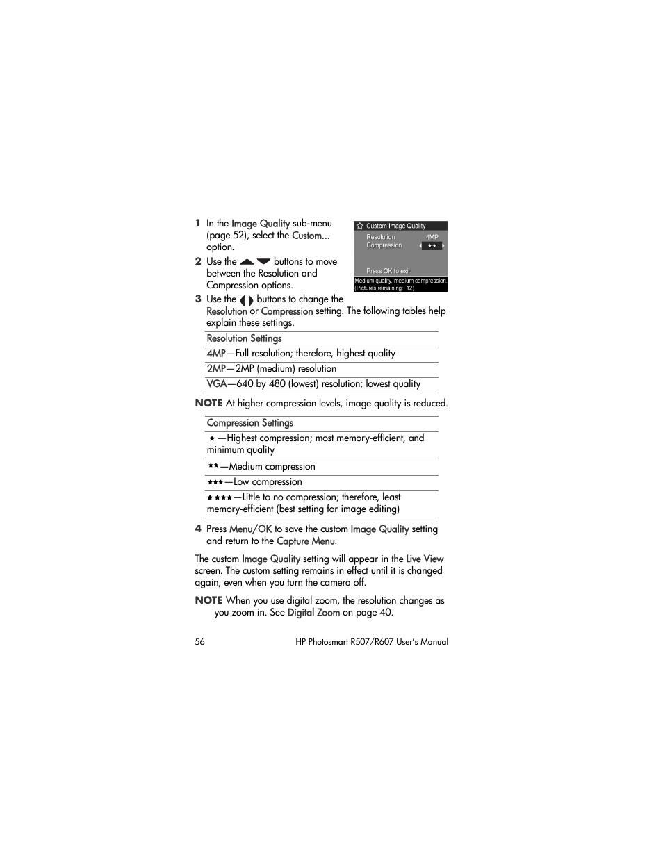 HP R507 User Manual | Page 56 / 179