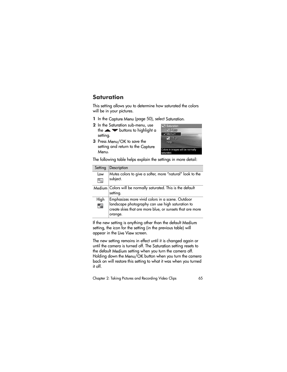 Saturation | HP R507 User Manual | Page 65 / 179