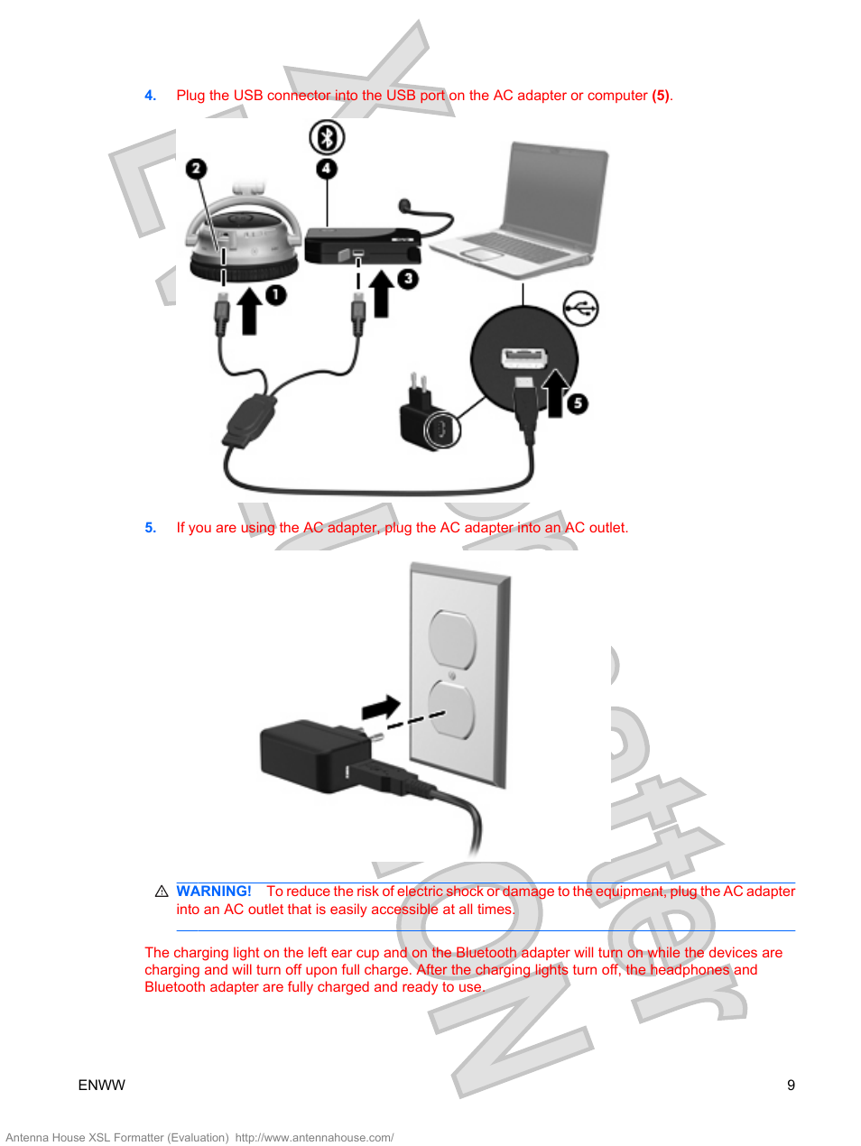 HP Bluetooth Active Noise Cancellation Stereo Headphones User Manual | Page 13 / 27