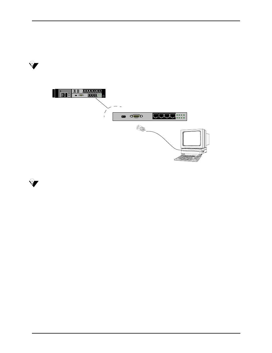 Connect to pc console (with cpu), Connect to pc console (with cpu) -10, Figure 3-7 connect to pc com | Chassis rear (ac view), Li nk tx/ r x li nk tx/ r x, Li nk, 12 3 4 of f on, Db-9 | HP 480-0005-00-15 User Manual | Page 73 / 185