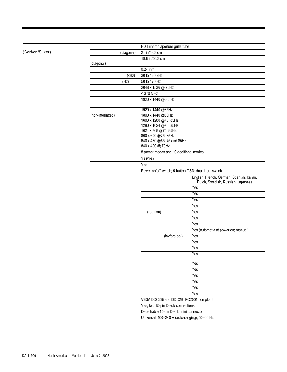 Quickspecs, Technical specifications, Hp workstation xw8000 | HP xw8000 User Manual | Page 68 / 69