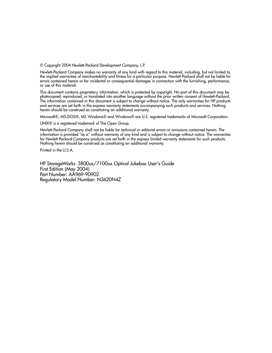 HP StorageWorks 7100ux User Manual | Page 2 / 82