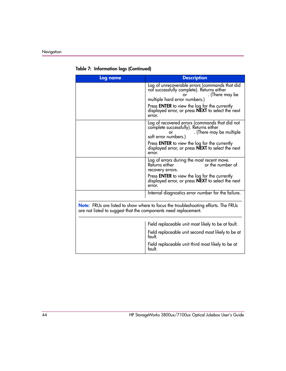 HP StorageWorks 7100ux User Manual | Page 44 / 82